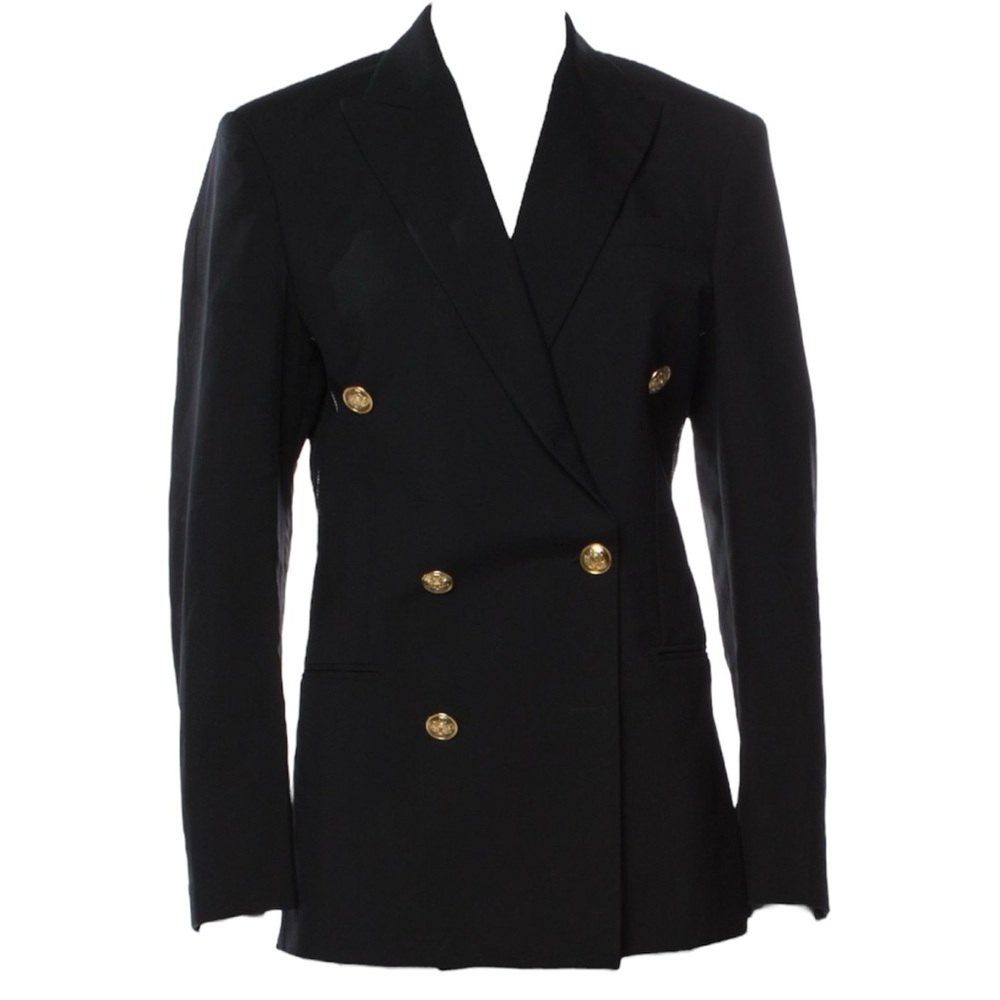 CÉLINE BLACK WOOL & CASHMERE JACKET & PANT SUIT SIZE 38 PHOEBE PHILO - Picture 9 of 16